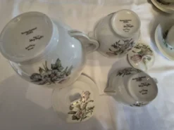 Service à thé / café porcelaine de Limoges Théodore Havilland et signé Sola