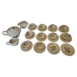 Service à thé / café porcelaine de Limoges Théodore Havilland et signé Sola