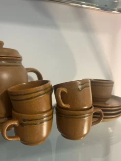 service à thé / café vintage Sarreguemines – Atelier d’Art de Lorraine