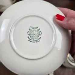 Service à thé crème & or – Villeroy & Boch Mettlach