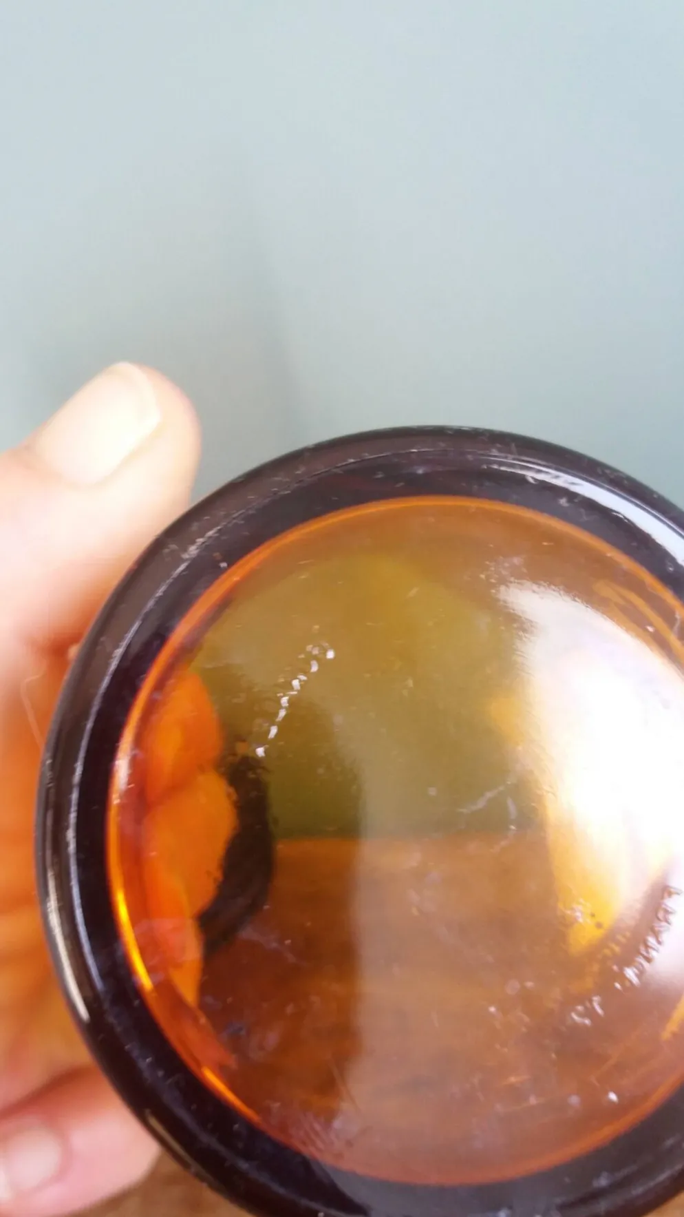 Service à thé Duralex, 6 grandes tasses et soucoupes en verre ambré