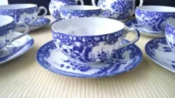 Service à thé ou café en porcelaine du Japon