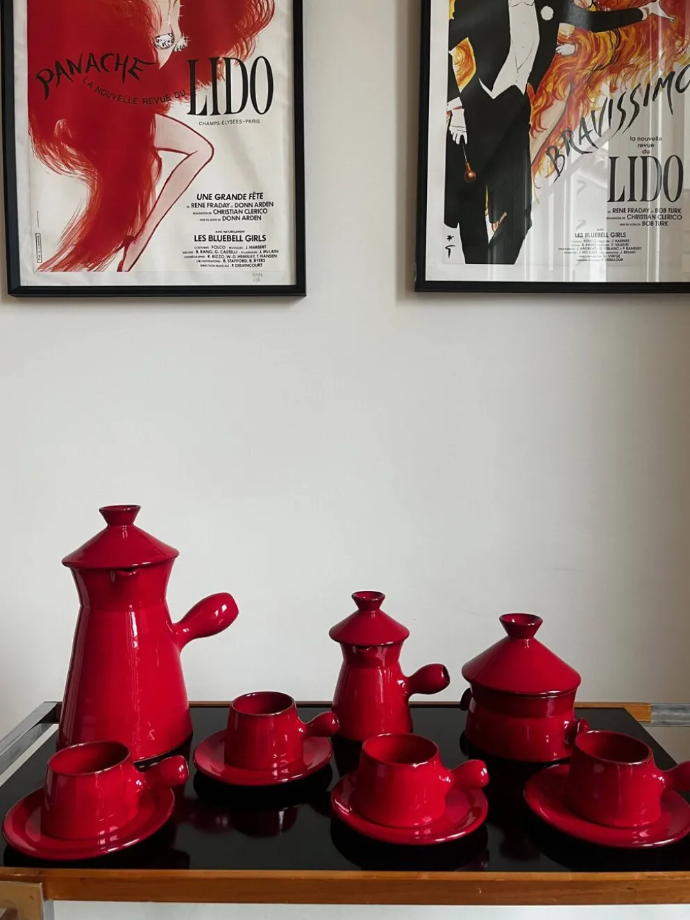 Service à thé ou café, Vallauris, 1970