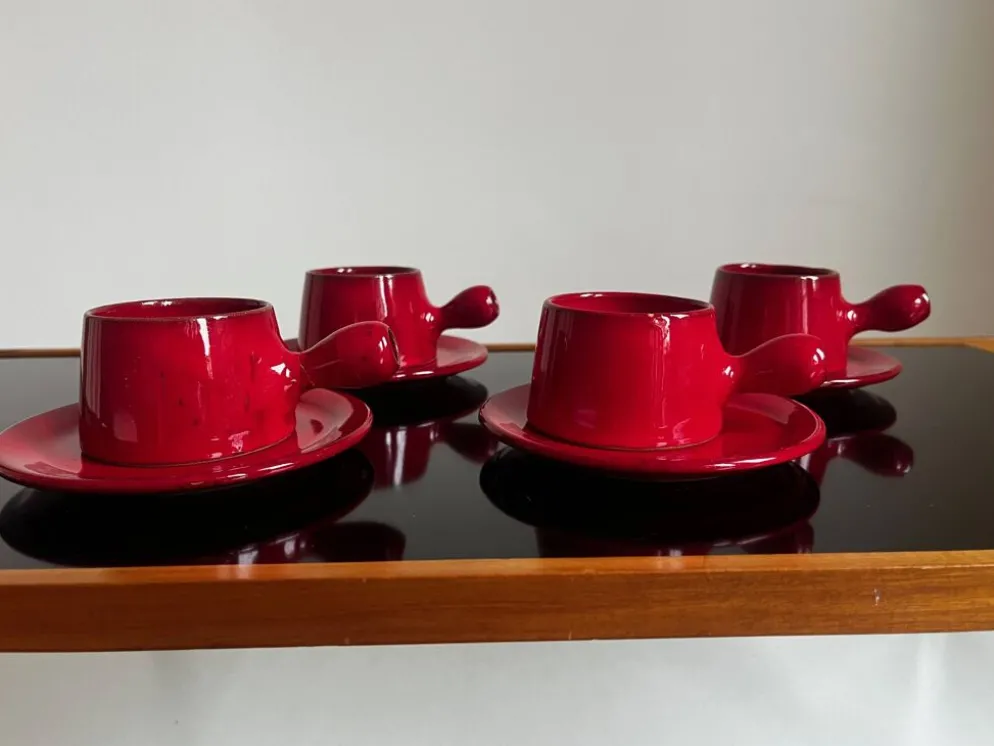 Service à thé ou café, Vallauris, 1970