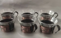 Service à thé vintage,Mainz Jenaer Glas
