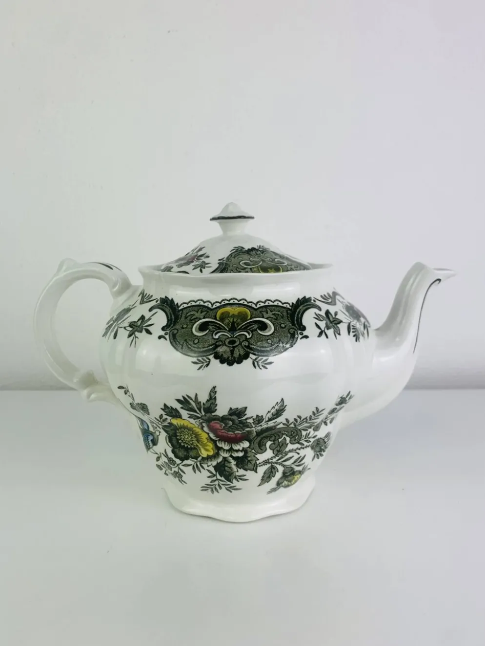 Service à thé Windsor Ridgway Staffordshire faïence anglaise, 6 tasses