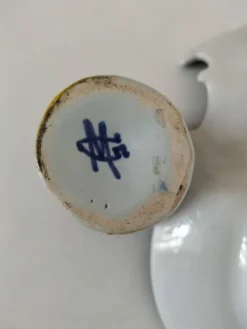 Service à œuf Géo Martel Desvres n°1687 – décor Lambrequin