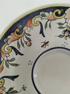 Service à œuf Géo Martel Desvres n°1687 – décor Lambrequin