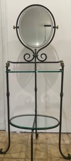 Serviteur de salle de bain en fer forgé