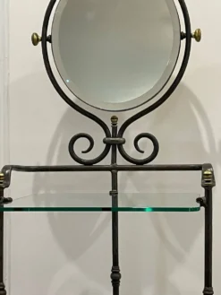 Serviteur de salle de bain en fer forgé