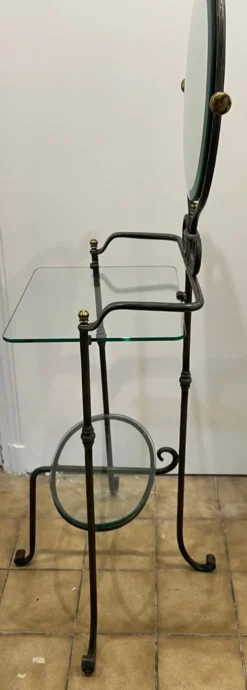 Serviteur de salle de bain en fer forgé