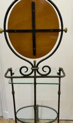 Serviteur de salle de bain en fer forgé