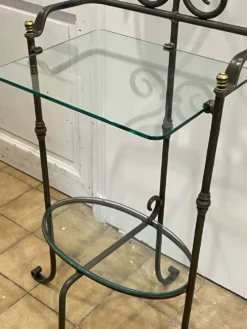 Serviteur de salle de bain en fer forgé