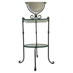 Serviteur de salle de bain en fer forgé