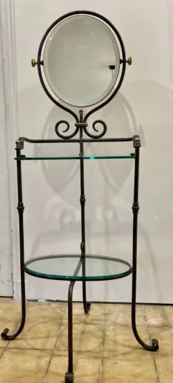 Serviteur de salle de bain en fer forgé
