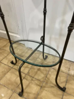 Serviteur de salle de bain en fer forgé