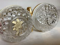 Serviteur double bols en cristal Stella Echt Bleikristall