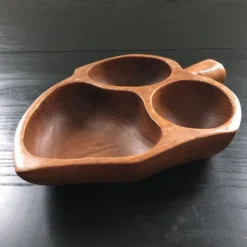 Serviteur en bois exotique