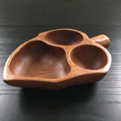 Serviteur en bois exotique