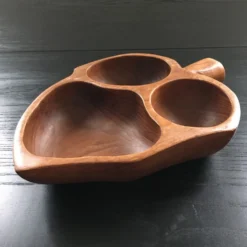 Serviteur en bois exotique
