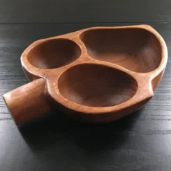 Serviteur en bois exotique
