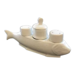 Serviteur poisson sel et poivre