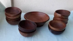 Set à apéritif en bois