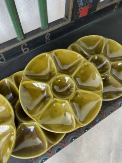 Set 8 assiettes à huitres Gien