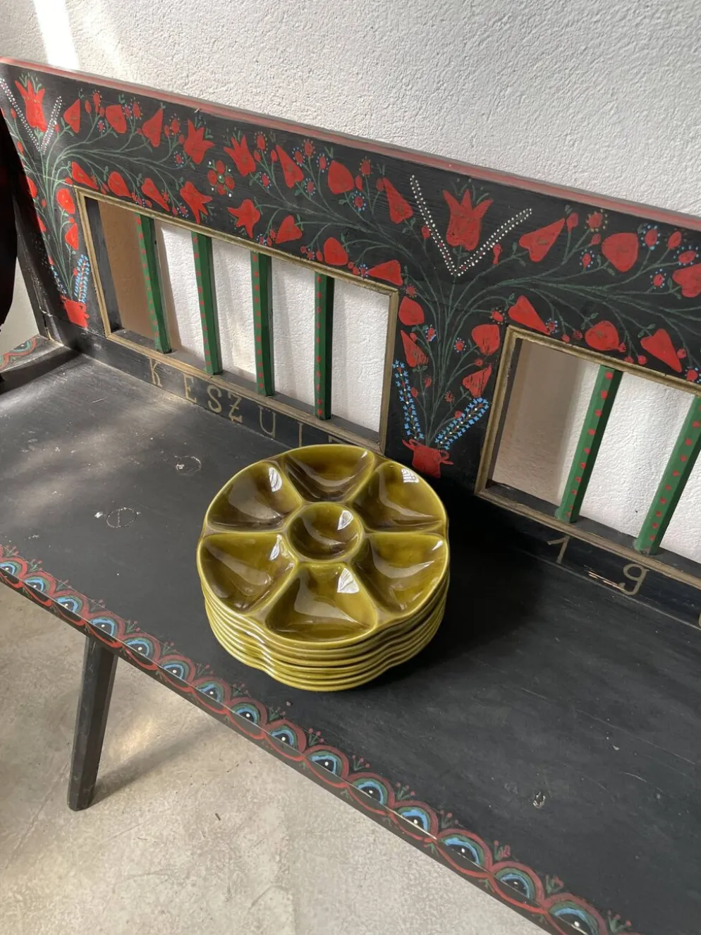 Set 8 assiettes à huitres Gien
