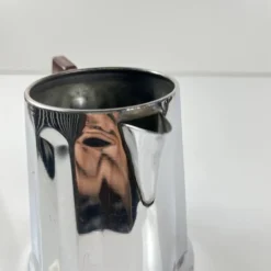 Set à café vintage en métal chromé et bakélite, années 1940/50