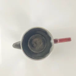 Set à café vintage en métal chromé et bakélite, années 1940/50