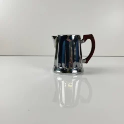 Set à café vintage en métal chromé et bakélite, années 1940/50