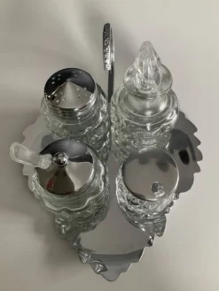 Set à condiments vintage années 70-80