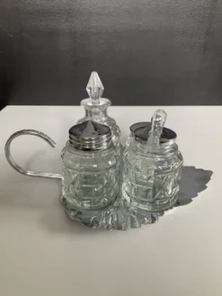 Set à condiments vintage années 70-80
