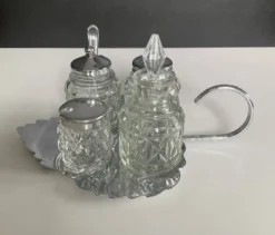 Set à condiments vintage années 70-80