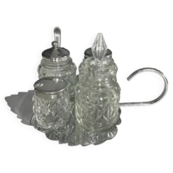 Set à condiments vintage années 70-80