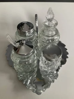Set à condiments vintage années 70-80