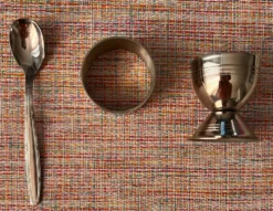 Set coquetier inox vintage 70’s