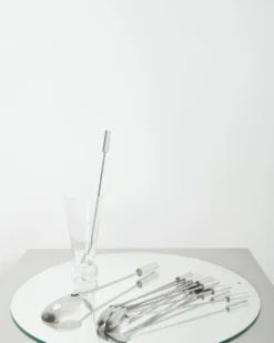 Set à couverts à cocktail moderniste, années 1980