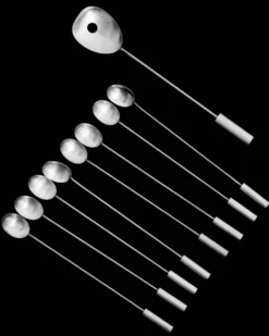 Set à couverts à cocktail moderniste, années 1980