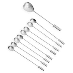 Set à couverts à cocktail moderniste, années 1980