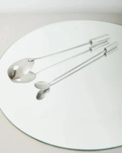 Set à couverts à cocktail moderniste, années 1980
