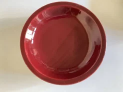 Set de 5 assiettes calotte mid century faience de Longchamp 1970