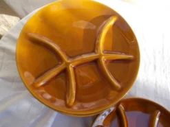 Set de 6 assiettes compartimentées