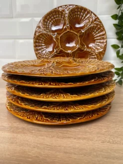 Set de 6 assiettes à coquillages