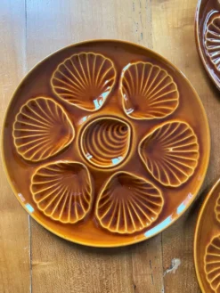 Set de 6 assiettes à coquillages