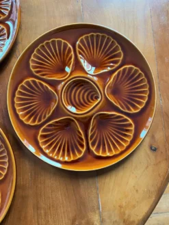 Set de 6 assiettes à coquillages
