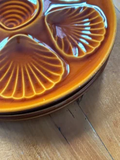 Set de 6 assiettes à coquillages