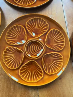 Set de 6 assiettes à coquillages