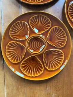 Set de 6 assiettes à coquillages